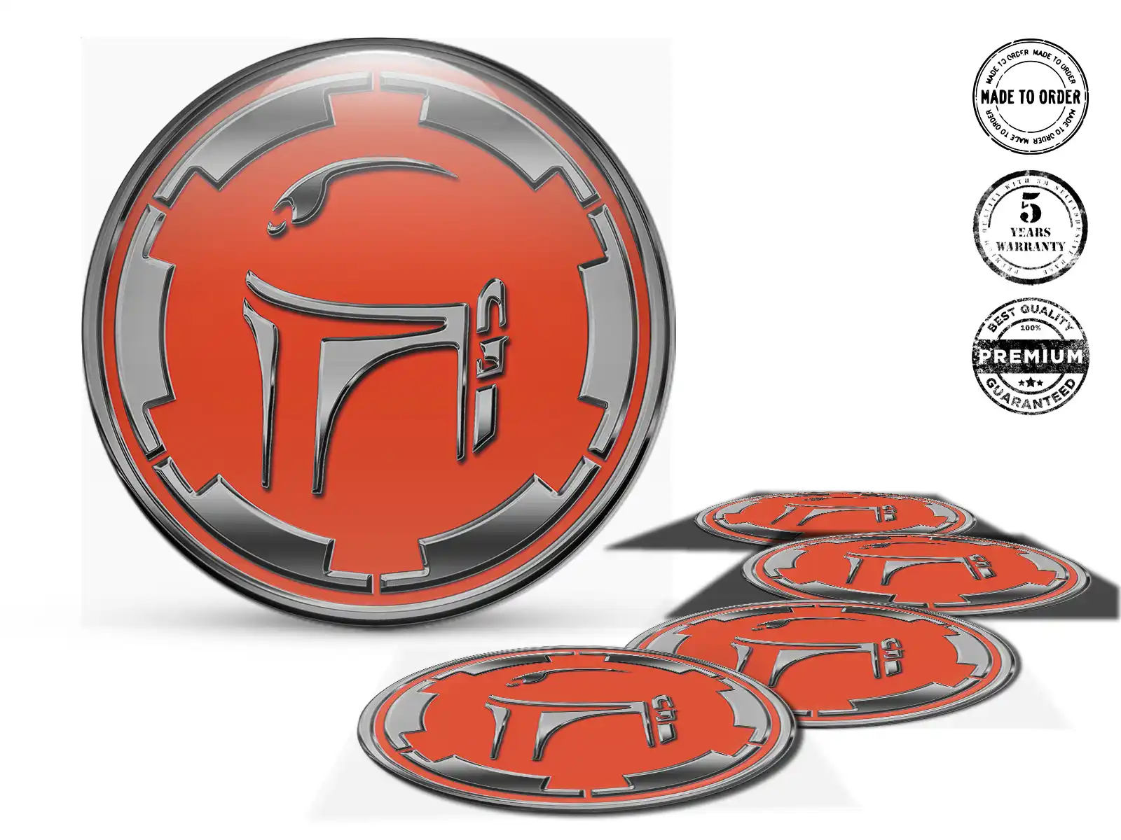 Pegatinas Cúpula Premium Insignias Lujo Autos